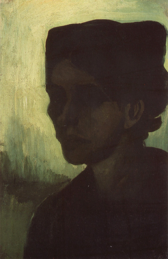 Head of a Young Peasant Woman with Dark Cap (nn04)